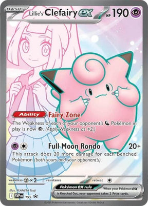 Pokemon - S&V - Black Star Promo - Lillie's Clefairy ex - 195