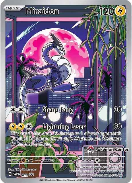 Pokemon - S&V - Black Star Promo - Miraidon - 013 - Pokemon Center Exclusive