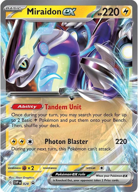 Pokemon - S&V - Black Star Promo - Miraidon ex - 028