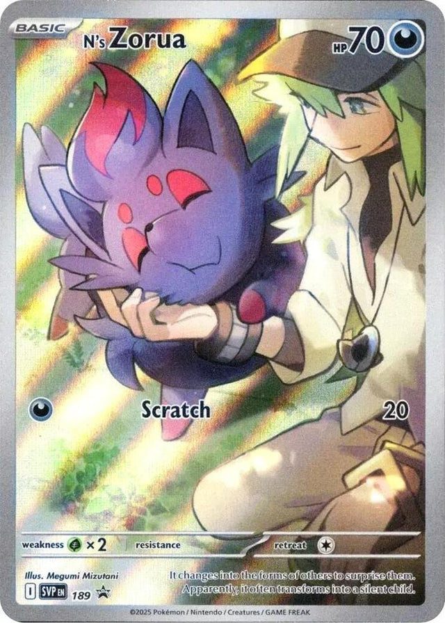 Pokemon - S&V - Black Star Promo - N's Zorua - 189
