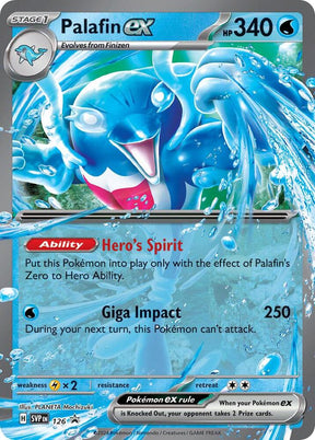 Pokemon - S&V - Black Star Promo - Palafin ex - 126