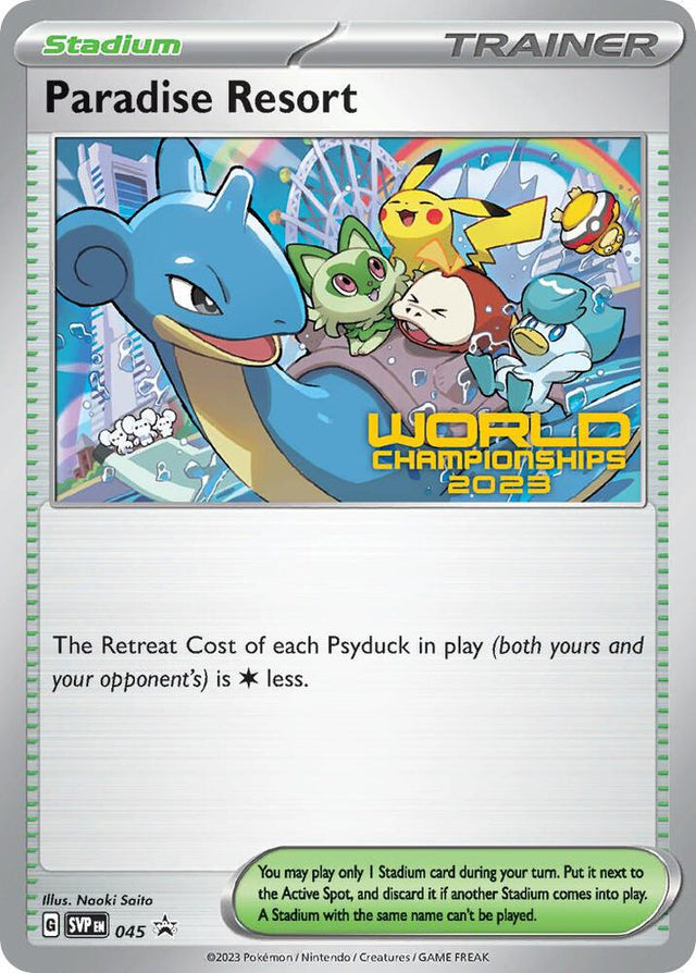 Pokemon - S&V - Black Star Promo - Paradise Resort - 045 - World Championships 2023