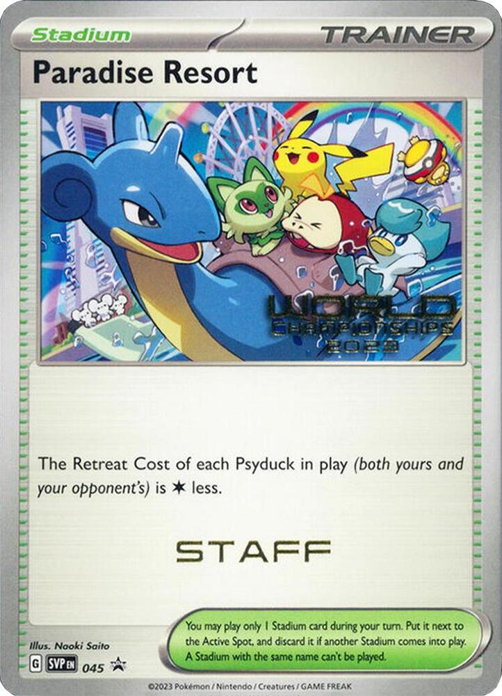 Pokemon - S&V - Black Star Promo - Paradise Resort - 045