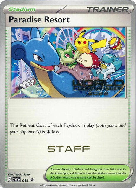 Pokemon - S&V - Black Star Promo - Paradise Resort - 045