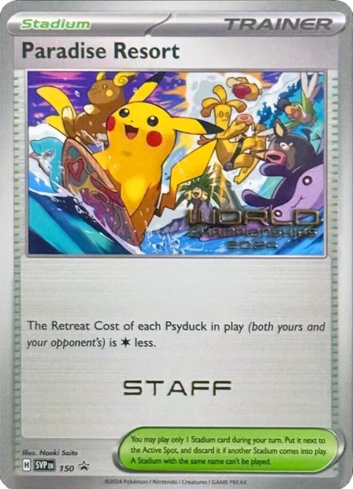 Pokemon - S&V - Black Star Promo - Paradise Resort - 150