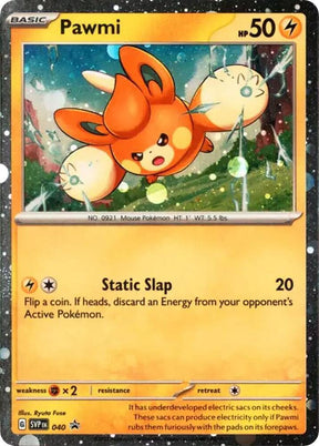 Pokemon - S&V - Black Star Promo - Pawmi - 040 - Cosmos Holo
