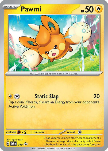 Pokemon - S&V - Black Star Promo - Pawmi - 040