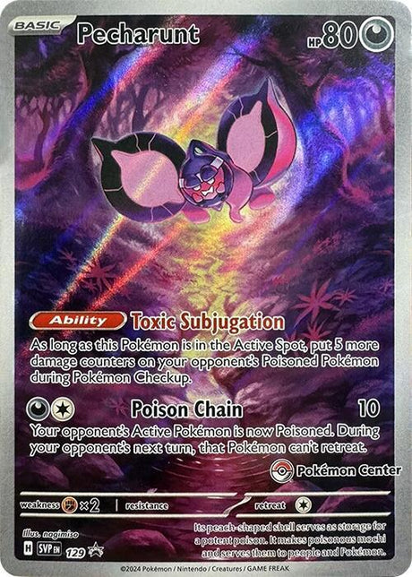 Pokemon - S&V - Black Star Promo - Pecharunt - 129 - Pokemon Center Exclusive