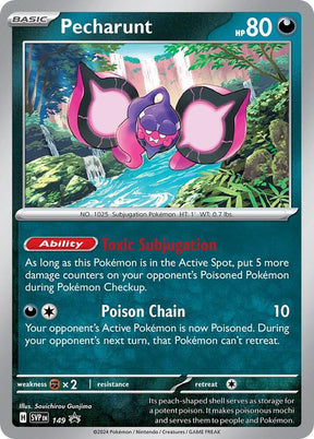 Pokemon - S&V - Black Star Promo - Pecharunt - 149