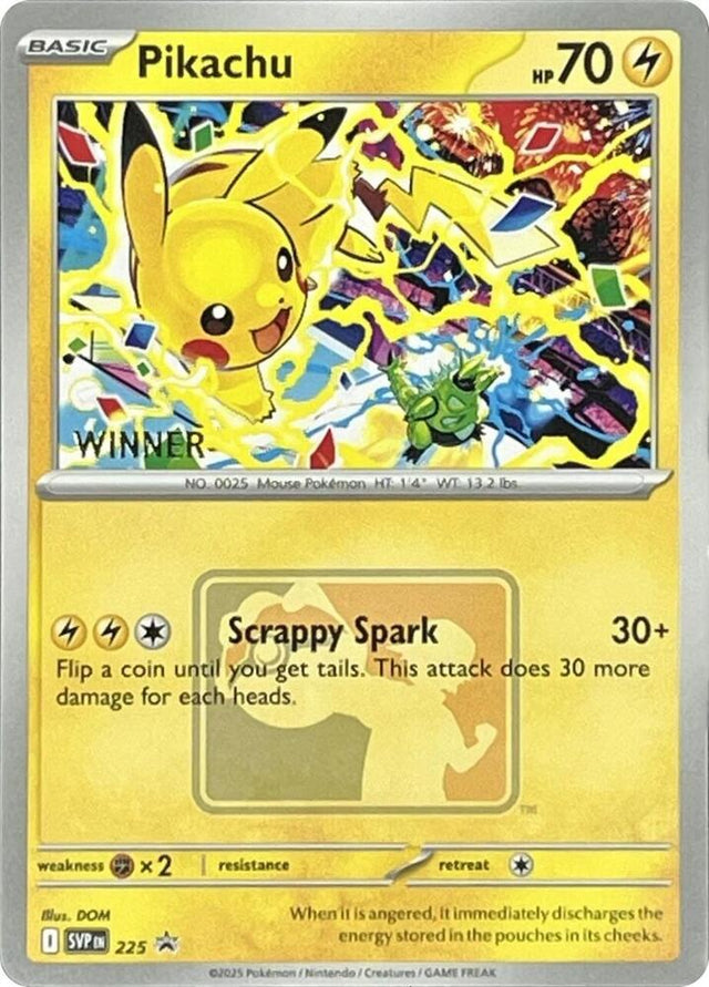 Pokemon - S&V - Black Star Promo - Pikachu - 225