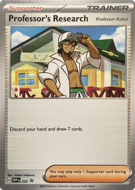 Pokemon - S&V - Black Star Promo - Professor's Research - 222