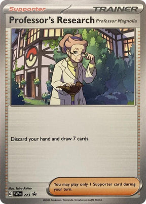 Pokemon - S&V - Black Star Promo - Professor's Research - 223