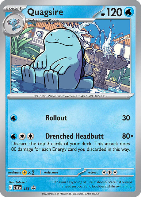 Pokemon - S&V - Black Star Promo - Quagsire - 156