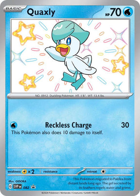 Pokemon - S&V - Black Star Promo - Quaxly - 082