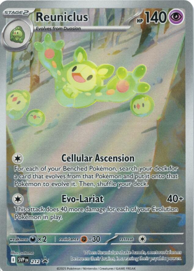 Pokemon - S&V - Black Star Promo - Reuniclus - 212