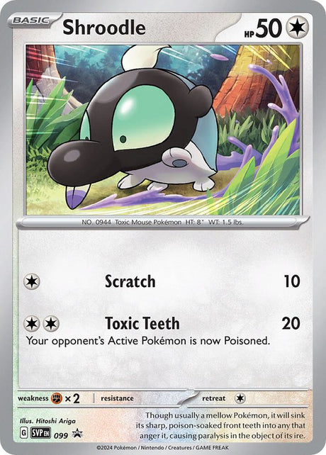 Pokemon - S&V - Black Star Promo - Shroodle - 099