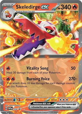 Pokemon - S&V - Black Star Promo - Skeledirge ex - 034