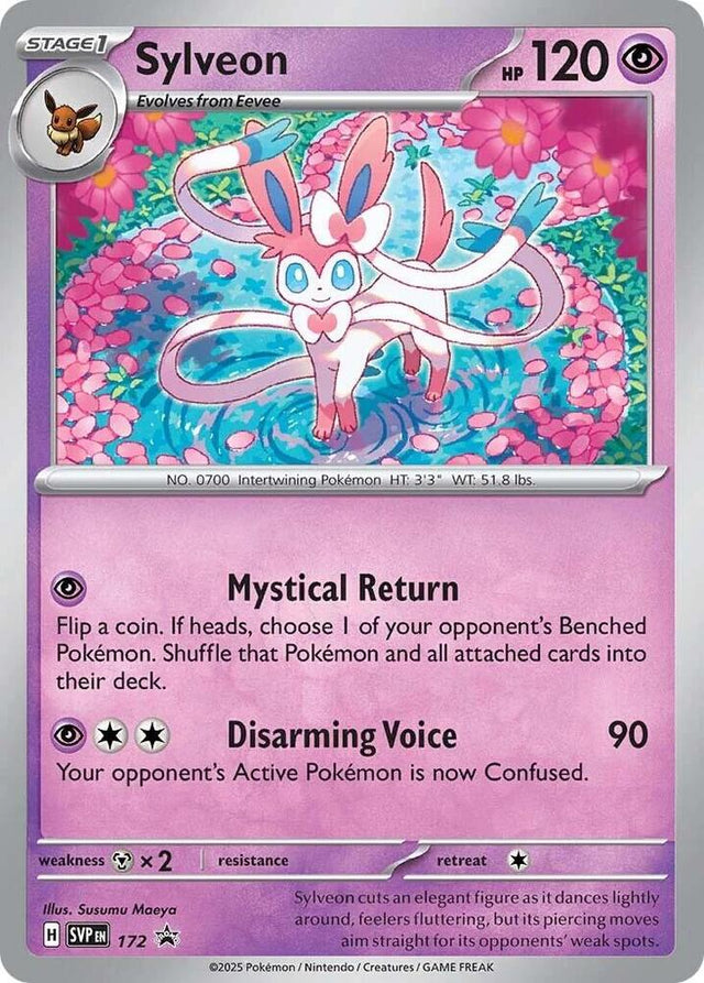 Pokemon - S&V - Black Star Promo - Sylveon - 172 - Cosmos Holo