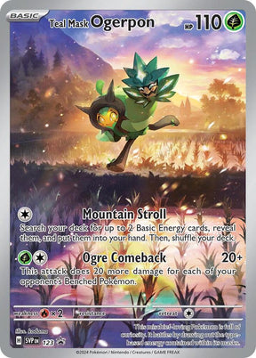 Pokemon - S&V - Black Star Promo - Teal Mask Ogerpon - 123