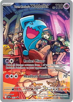 Pokemon - S&V - Black Star Promo - Team Rocket's Wobbuffet - 203