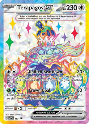 Pokemon - S&V - Black Star Promo - Terapagos ex - 165