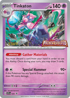 Pokemon - S&V - Black Star Promo - Tinkaton - 020