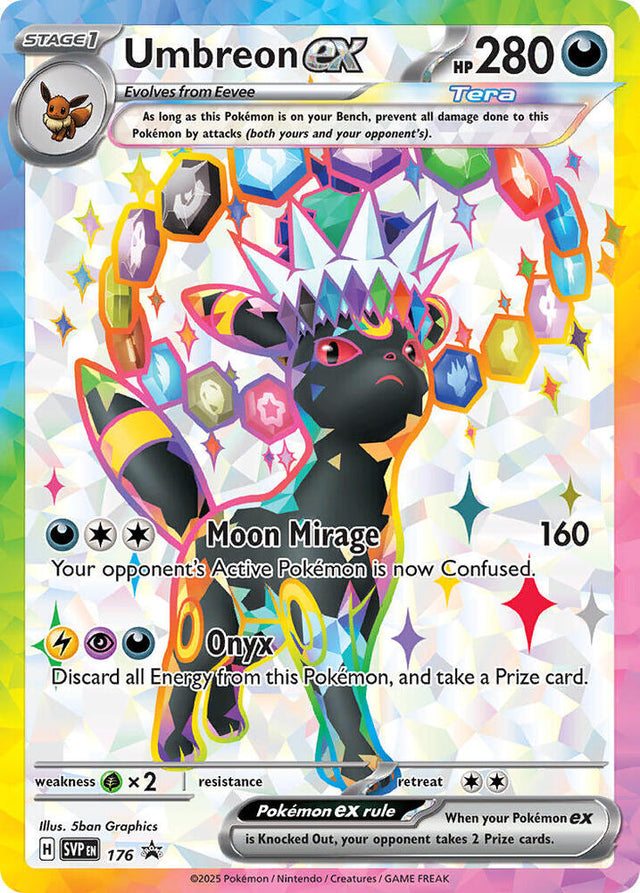 Pokemon - S&V - Black Star Promo - Umbreon ex - SVP 176