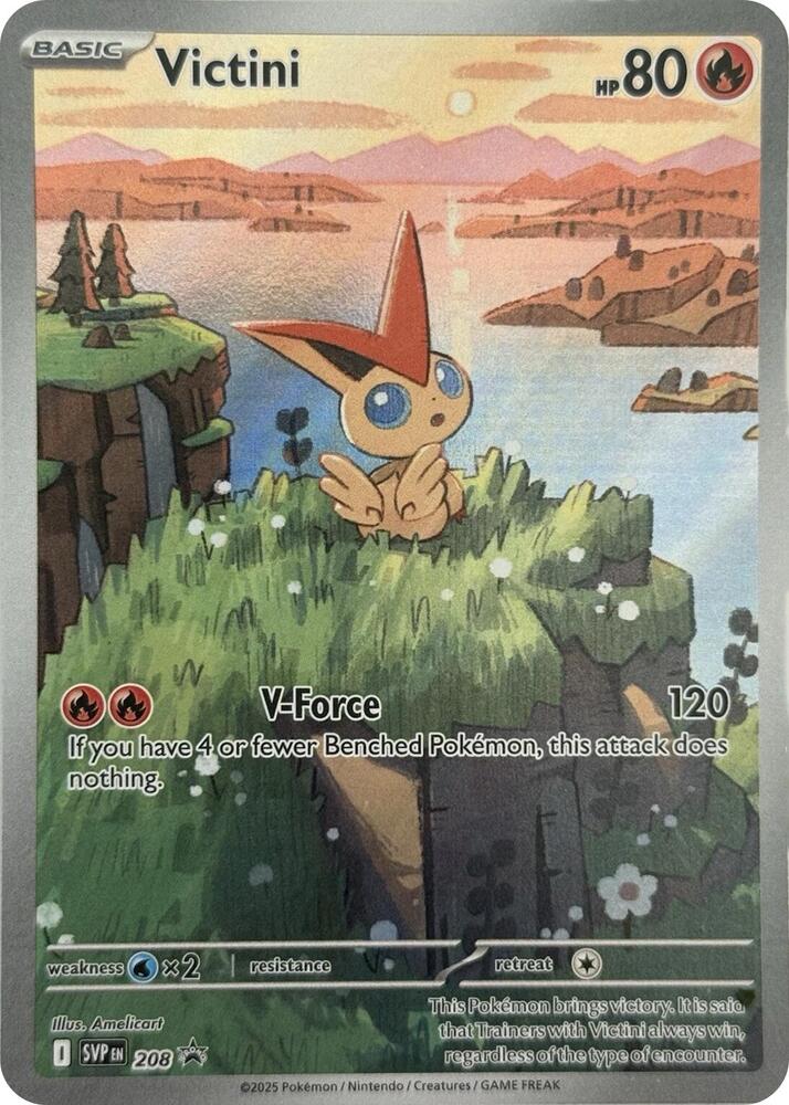 Victini SVP 208 Holofoil — Black Star Promo Pokémon card
