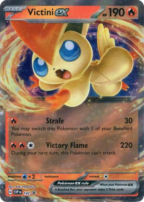 Pokemon - S&V - Black Star Promo - Victini ex - 142