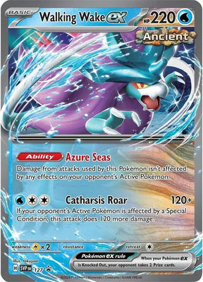 Pokemon - S&V - Black Star Promo - Walking Wake ex - 127