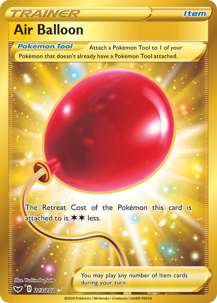 Air Balloon 213/202 Holofoil — Sword & Shield Pokémon card