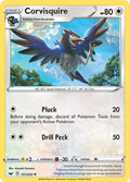 Corvisquire 151/202 Reverse Holofoil — Sword & Shield Pokémon card