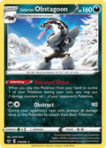 Galarian Obstagoon 119/202 Reverse Holofoil — Sword & Shield Pokémon card