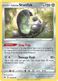 Galarian Stunfisk 132/202 Reverse Holofoil — Sword & Shield Pokémon card