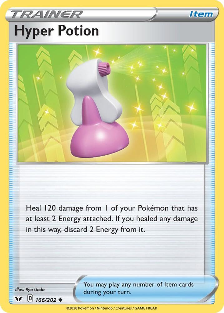 Pokemon - Sword & Shield - Hyper Potion - 166/202