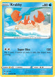 Pokemon - Sword & Shield - Krabby - 043/202 - Reverse Holofoil