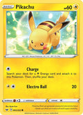 Pikachu 065/202 Reverse Holofoil — Sword & Shield Pokémon card