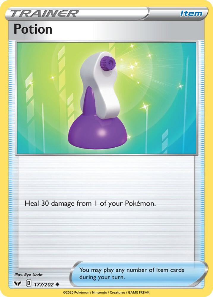 Potion 177/202 Reverse Holofoil — Sword & Shield Pokémon card