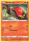 Sizzlipede 037/202 Reverse Holofoil — Sword & Shield Pokémon card