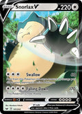 Snorlax V 141/202 Holofoil — Sword & Shield Pokémon card