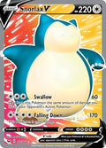 Snorlax V 197/202 Holofoil — Sword & Shield Pokémon card