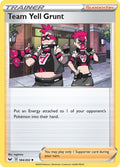 Team Yell Grunt 184/202 — Sword & Shield Pokémon card