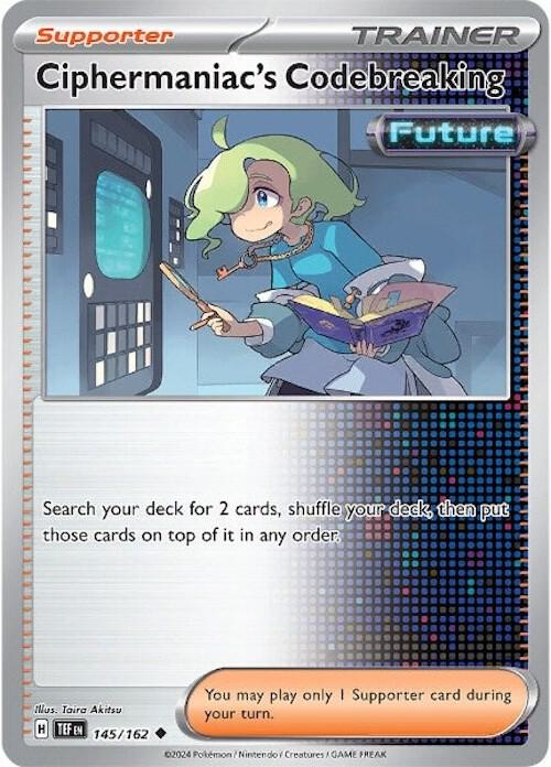 Ciphermaniac's Codebreaking 145/162 — Temporal Forces Pokémon card