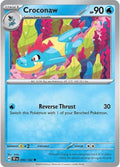 Croconaw 040/162 Reverse Holofoil — Temporal Forces Pokémon card