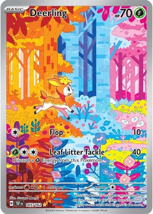 Deerling 165/162 Holofoil — Temporal Forces Pokémon card