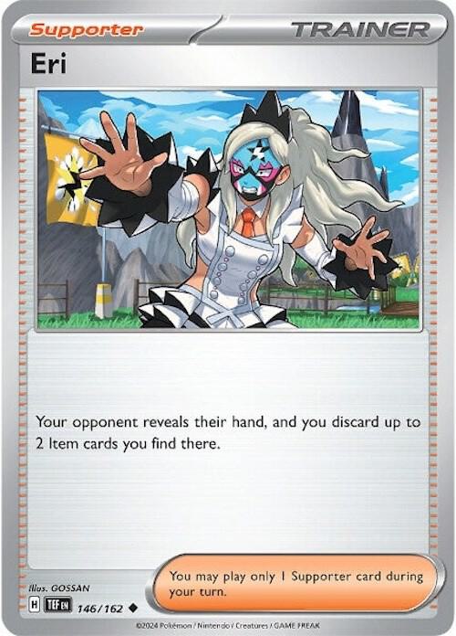 Eri 146/162 Reverse Holofoil — Temporal Forces Pokémon card