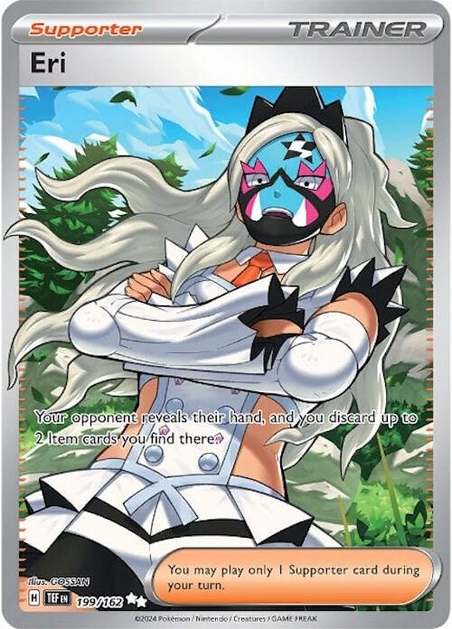 Eri 199/162 Holofoil — Temporal Forces Pokémon card