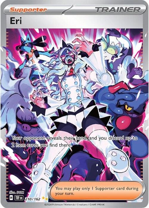 Eri 210/162 Holofoil — Temporal Forces Pokémon card