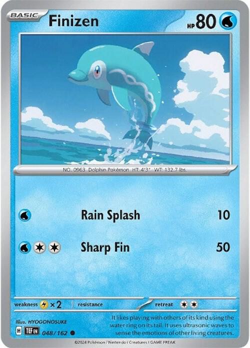 Finizen 048/162 — Temporal Forces Pokémon card