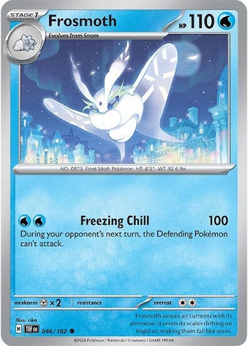 Frosmoth 046/162 — Temporal Forces Pokémon card